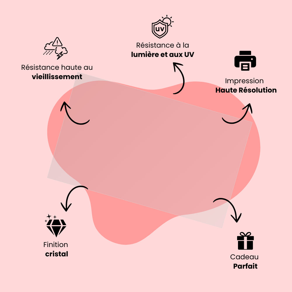 Toi & Moi - Plaque Cristal Acrylique