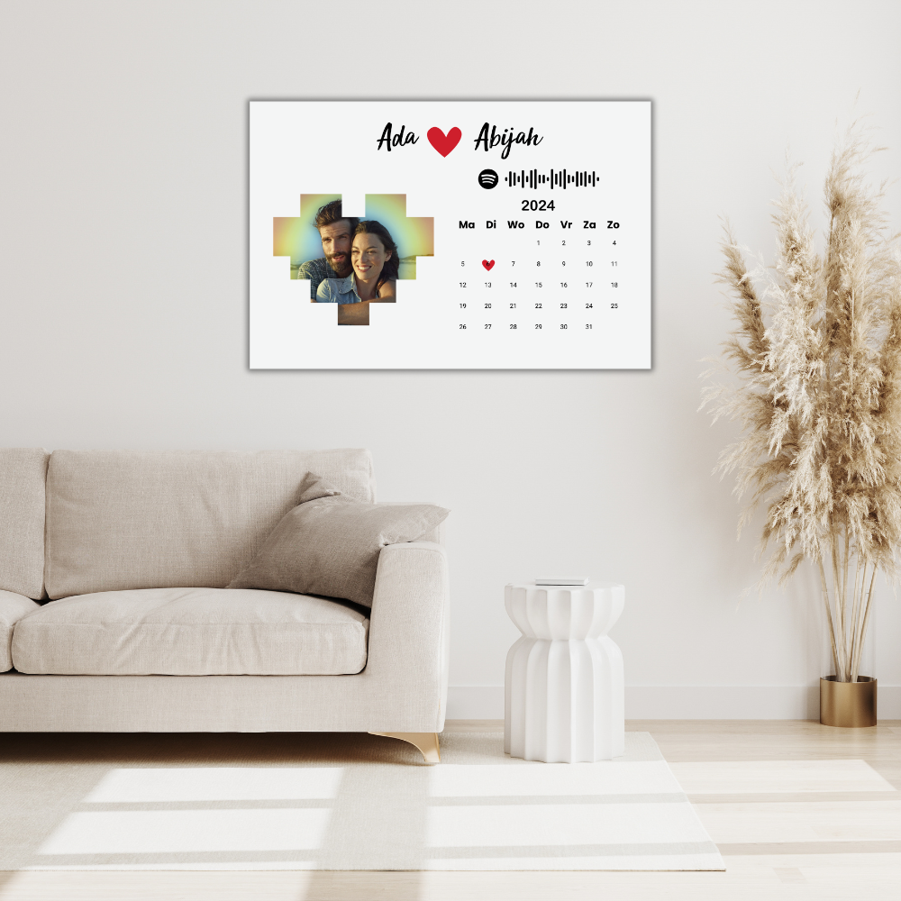 La sposa e lo sposo - Tela personalizzata