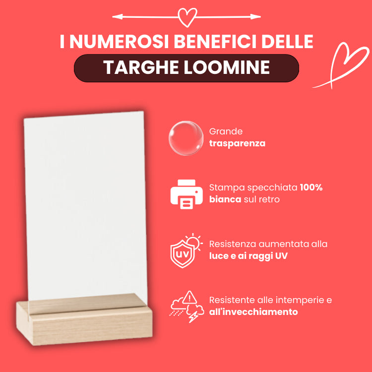 Ti sono sempre vicino - Targa commemorativa