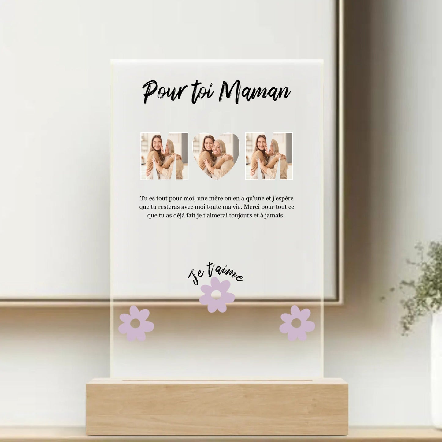 Lettera della mamma - Targa personalizzata