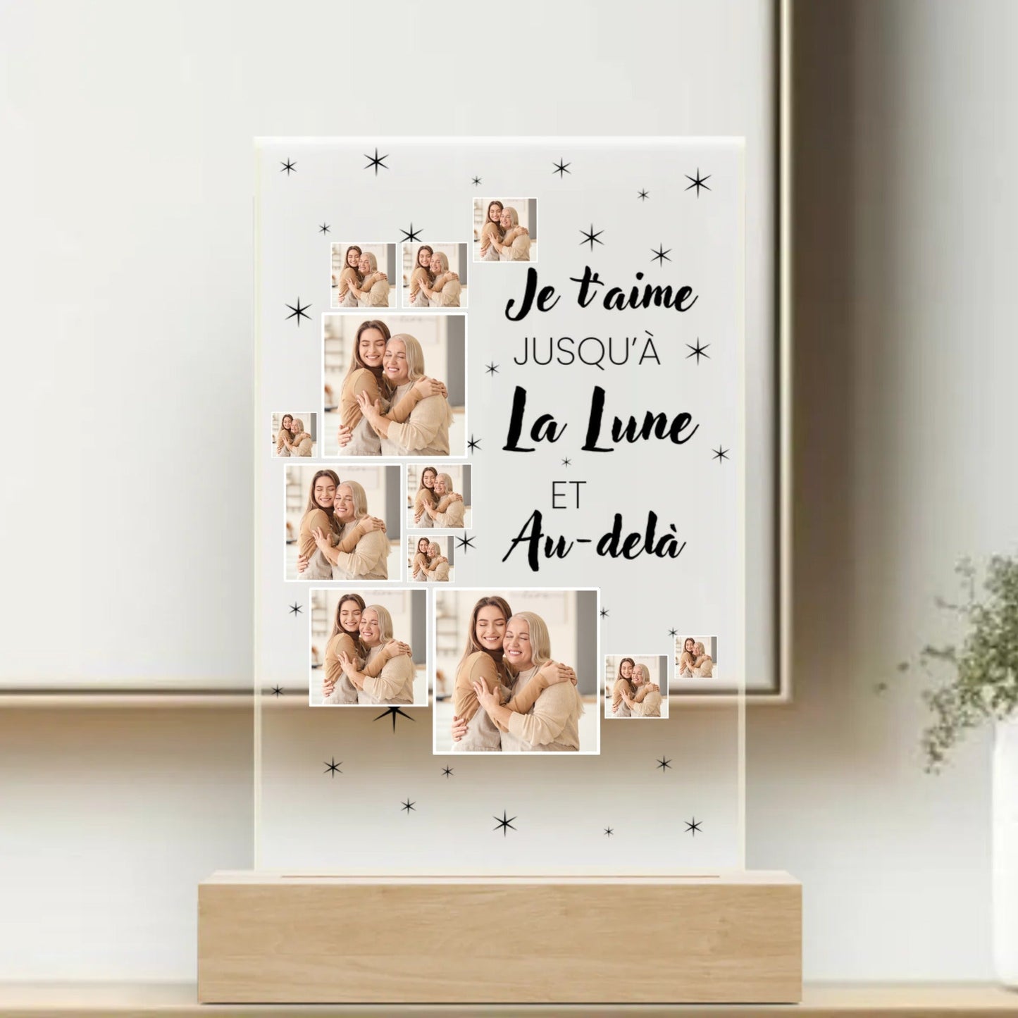 Alla luna - Targa personalizzata