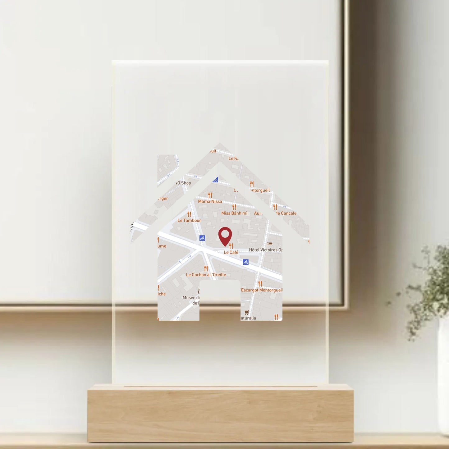 Home Hearth Card – personalisierte Plakette