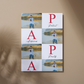 Papa-Buchstaben – personalisierte Leinwand