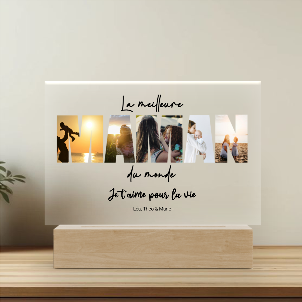 La migliore mamma del mondo: targa personalizzata