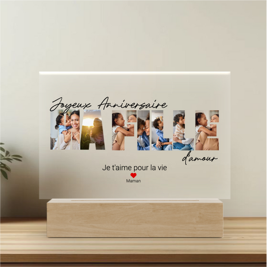 Alles Gute zum Geburtstag, meine Tochter – personalisierte Plakette