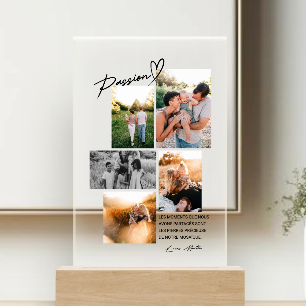 Passion Collage - Targa personalizzata