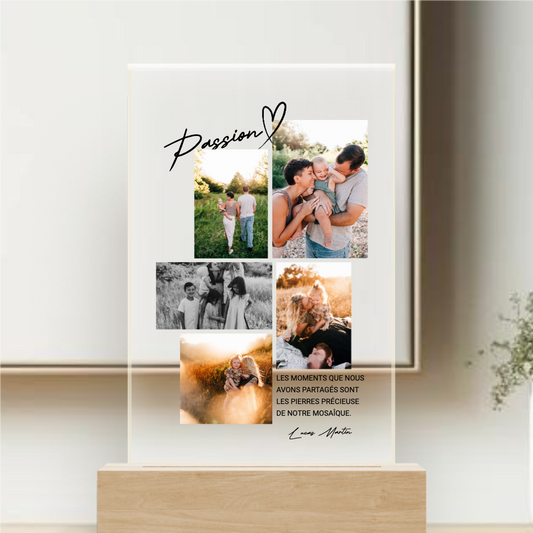 Passion Collage - Targa personalizzata