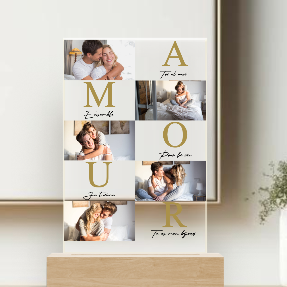Liebe – personalisierte Plakette